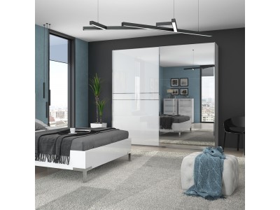 Гардероб с огледало Пиано PK231-OG/PN