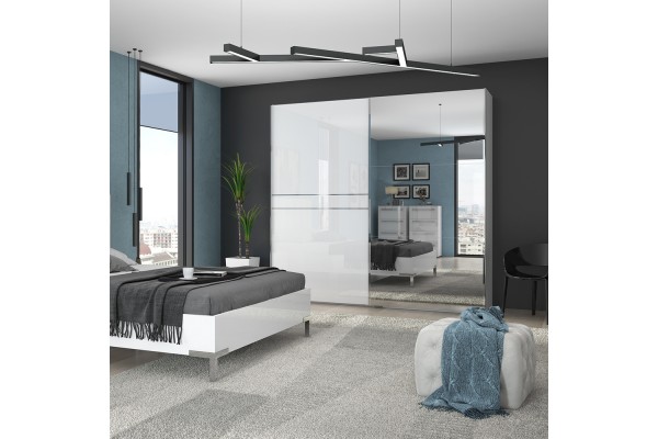 Гардероб с огледало Пиано PK231-OG/PN