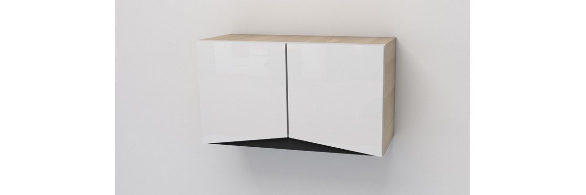 Шкаф за стена с врати Марти модул 7